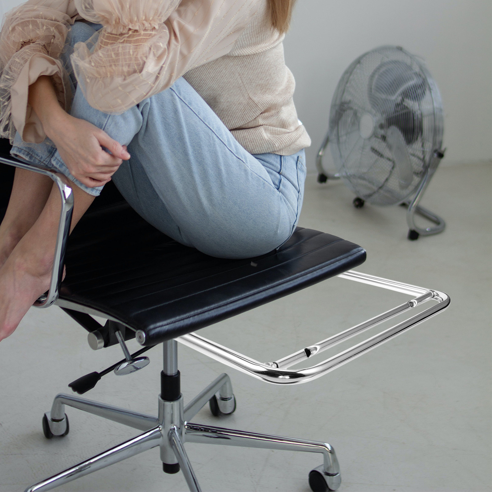 1 Peça Apoio de Pés Ergonômico - Footrest Under Desk avaliação e preço