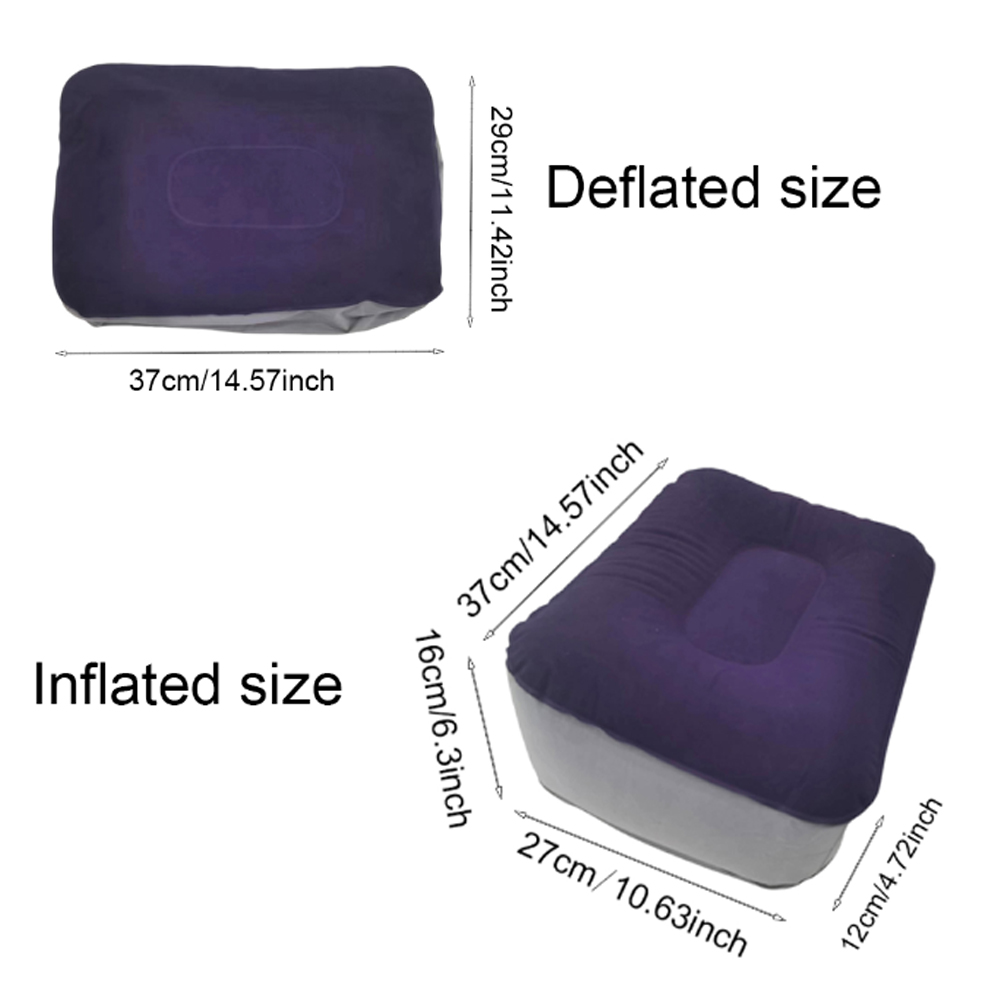 Travesseiro inflável para apoi - Footrest Under Desk avaliação e preço
