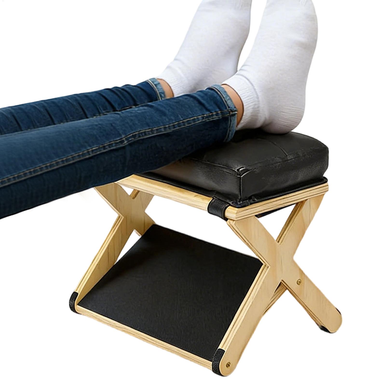 Descanso para os Pés de Madeir - Footrest Under Desk avaliação e preço